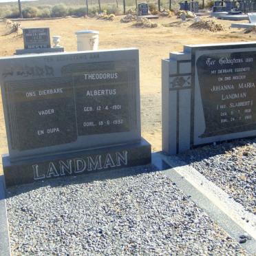 LANDMAN Theodorus Albertus 1901-1992 &amp; Johanna Maria SLABBERT 1900-1969