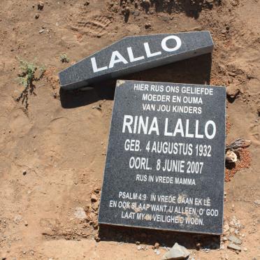 LALLO Rina 1932-2007