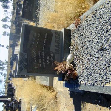 MAREE Ansie nee VAN ASWEGEN 1940-1974