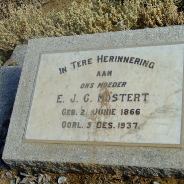 MOSTERT E.J.C. 1866-1937