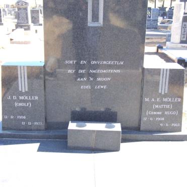 MOLLER J.D. 1908-1977 &amp; M.A.E. HUGO 1908-1963