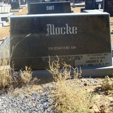 MOCKE Andries A. 1920-1977