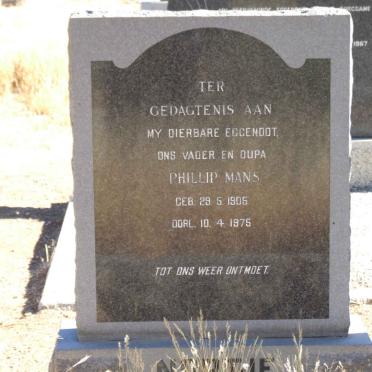 NORTJE Phillip Mans 1905-1975