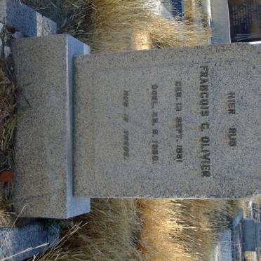 OLIVIER Francois G. 1881-1960