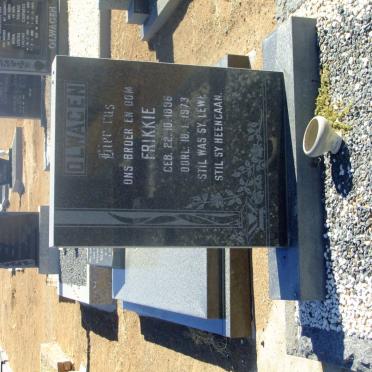 OLWAGEN Frikkie 1896-1973