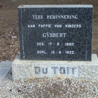 TOIT Gÿsbert, du 1882-1922