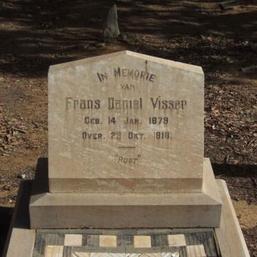 VISSER Frans Daniel 1879-1918