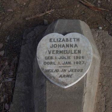VERMEULEN Elizabeth Johanna 1926-1927