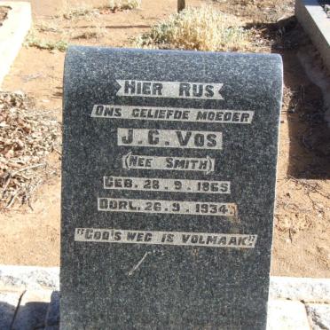 VOS J.C. nee SMITH 1865-1934