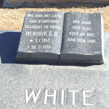 WHITE Hendrik G.B. 1912-1973
