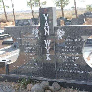 WYK Johannes Abraham Benjamin, van 1917-1993 &amp; Engela Helena VAN WYK 1920-1983