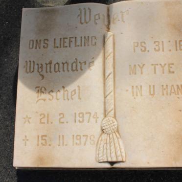 WEYER Wynandre Eschel 1974-1976