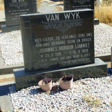 WYK Johannes Adriaan, van 1919-1979