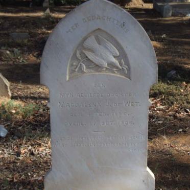 WET Magdalena J., de 1895-1906