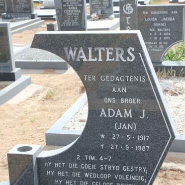 WALTERS Adam J. 1917-1987