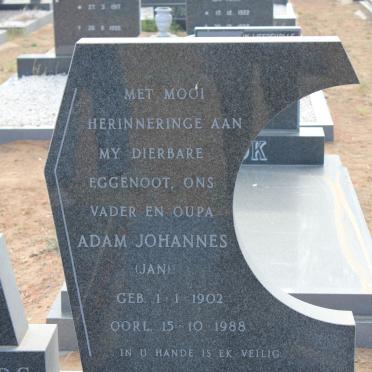 WALTERS Adam Johannes 1902-1988 &amp; Johanna Petronella WHITE 1905-1998