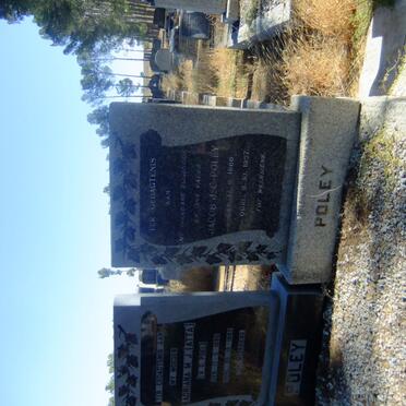 POLEY Jacob J.C. 1886-1957 &amp; Adriana M.J. V.D. POEL 1890-1982