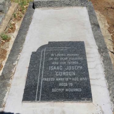 GORDON Isaac Joseph -1959