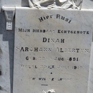 ALBERTYN Norman Henry 1884-1968 &amp; Aletta Johanna LE ROUX 1896-1979