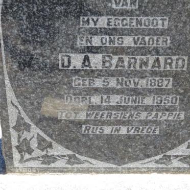 BARNARD D.A. 1887-1950