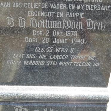 BOTHMA B.G. 1873-1949