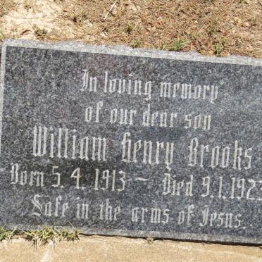 BROOKS William Henry 1913-1923