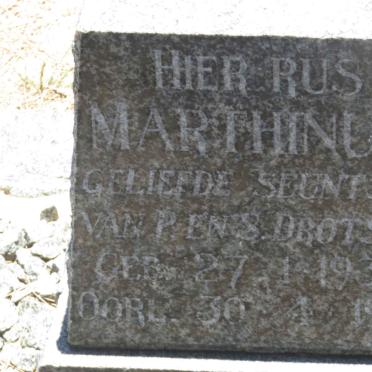 DROTSKIE Marthinus 1935-1936