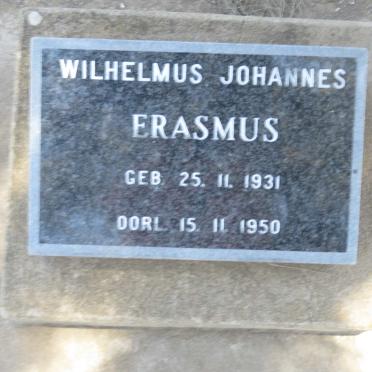 ERASMUS Wilhelmus Johannes 1931-1950