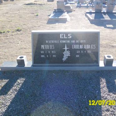 ELS Pieter 1933-1997 &amp; Carolina Alida 1935-
