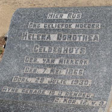 GELDENHUYS Helena Dorothea nee VAN NIEKERK 1866-1930