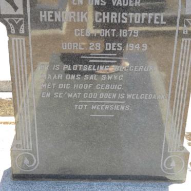 HAARHOFF Hendrik Christoffel 1879-1949