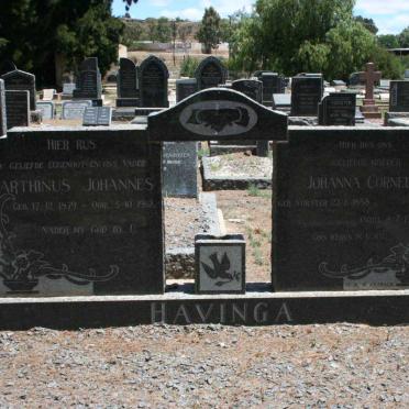 HAVINGA Marthinus Johannes 1879-1962 &amp; Johanna Cornelia VORSTER  1888-1978