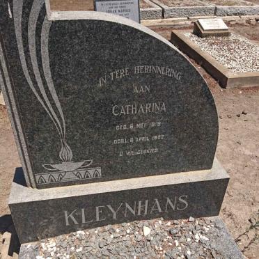 KLEYNHANS Catharina 1919-1952