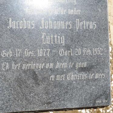 LUTTIG Jacobus Johannes Petrus 1877-1952