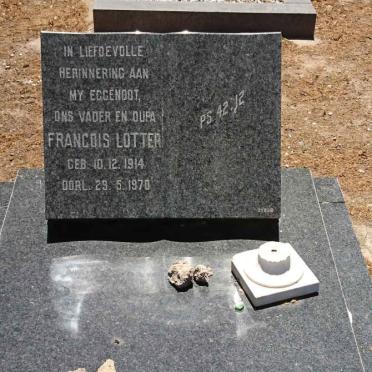 LOTTER Francois 1914-1970