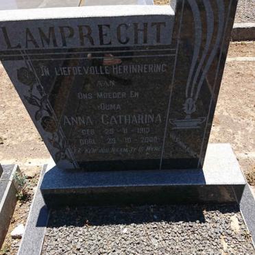 LAMPRECHT Anna Catharina 1913-2000