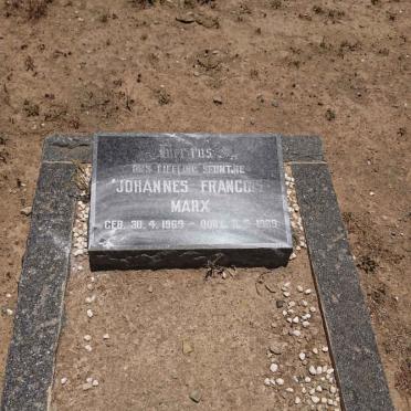 MARX Johannes Francois 1969-1969