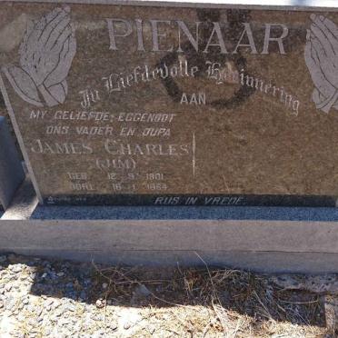 PIENAAR James Charles 1901-1964