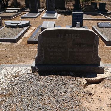 PREEZ Francois Alwyn, du ?-? &amp; Magdalena Maria ?