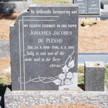 PLESSIS Johannes Jacobus, du 1898-1955