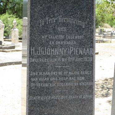 PIENAAR H.J. -1939 &amp; J.F. -1968