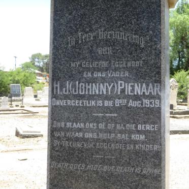 PIENAAR H.J. -1939 &amp; J.F. -1968