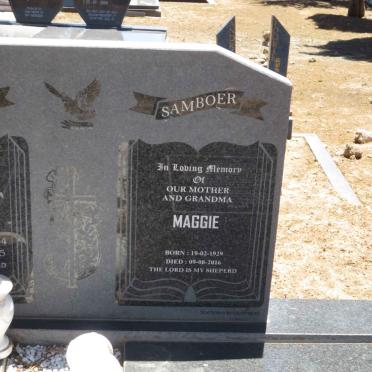 SAMBOER Henry Abraham 1934-2005 &amp; Maggie 1929-2016