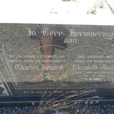 TROLLIP Charles Hendrik 1921-1992 &amp; Elizabeth Jacoba VAN HEERDEN 1922-2004