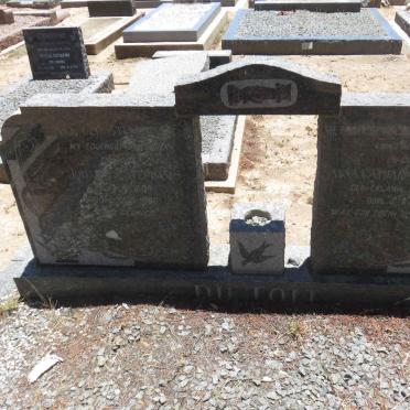TOIT Johannes Stephanus, du 1884-1960 &amp; Anna Catharina ERLANK 1881-1963