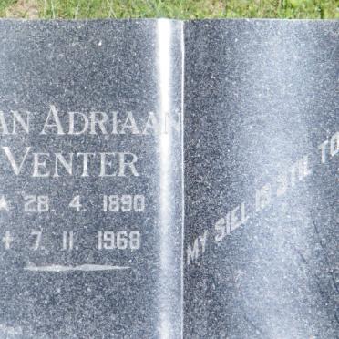 VENTER Jan Adriaan 1890-1968