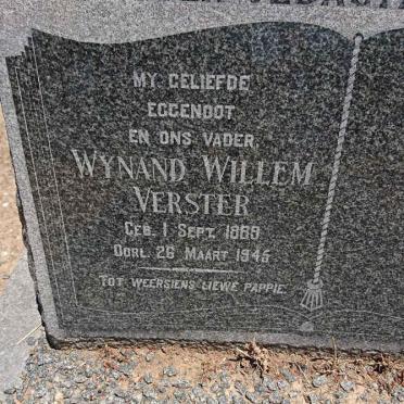VERSTER Wynand Willem 1889-1945