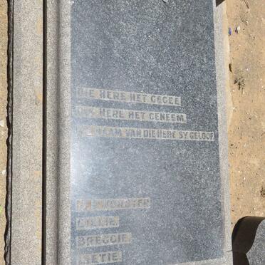 VORSTER Lasea nee LESSING 1877-1935