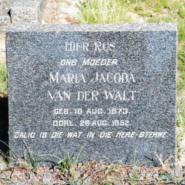 WALT Maria Jacoba, van der 1873-1952