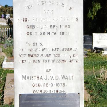 WALT, van der :: VENTER :: DU PLESSIS